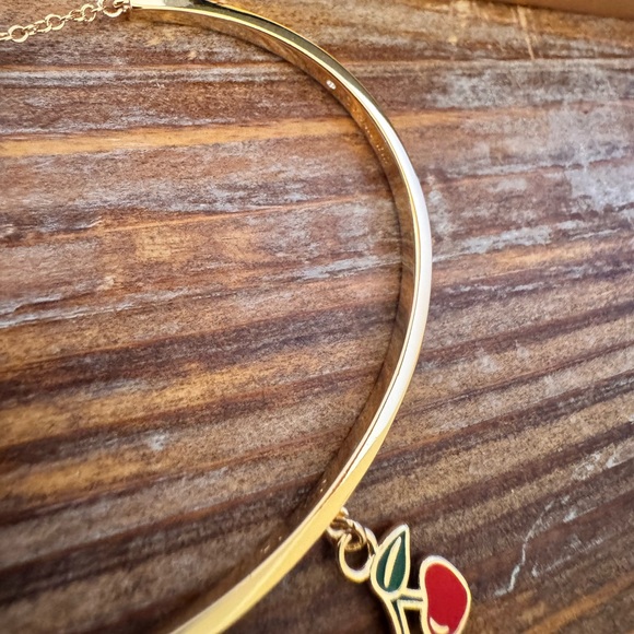 COACH slider cherry bangle bracelet New - Picture 8 of 14